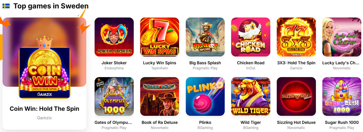 The best games in Sweden